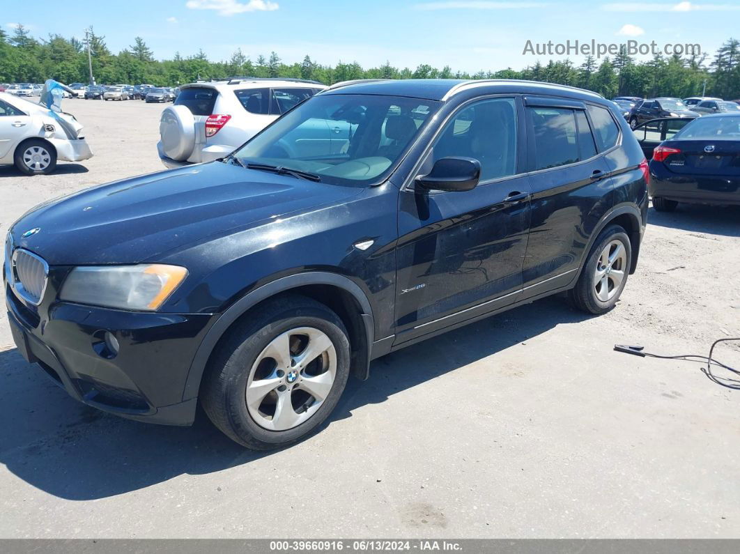 2011 Bmw X3 Xdrive28i Black vin: 5UXWX5C51BLK59428