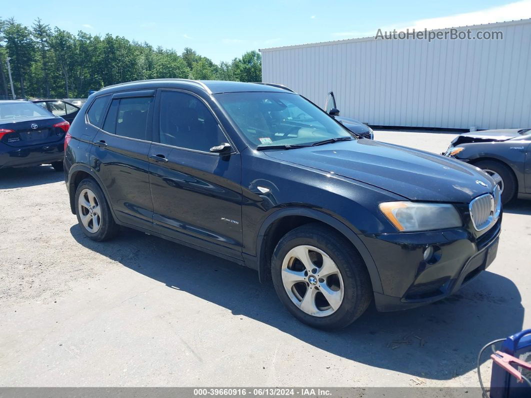 2011 Bmw X3 Xdrive28i Black vin: 5UXWX5C51BLK59428