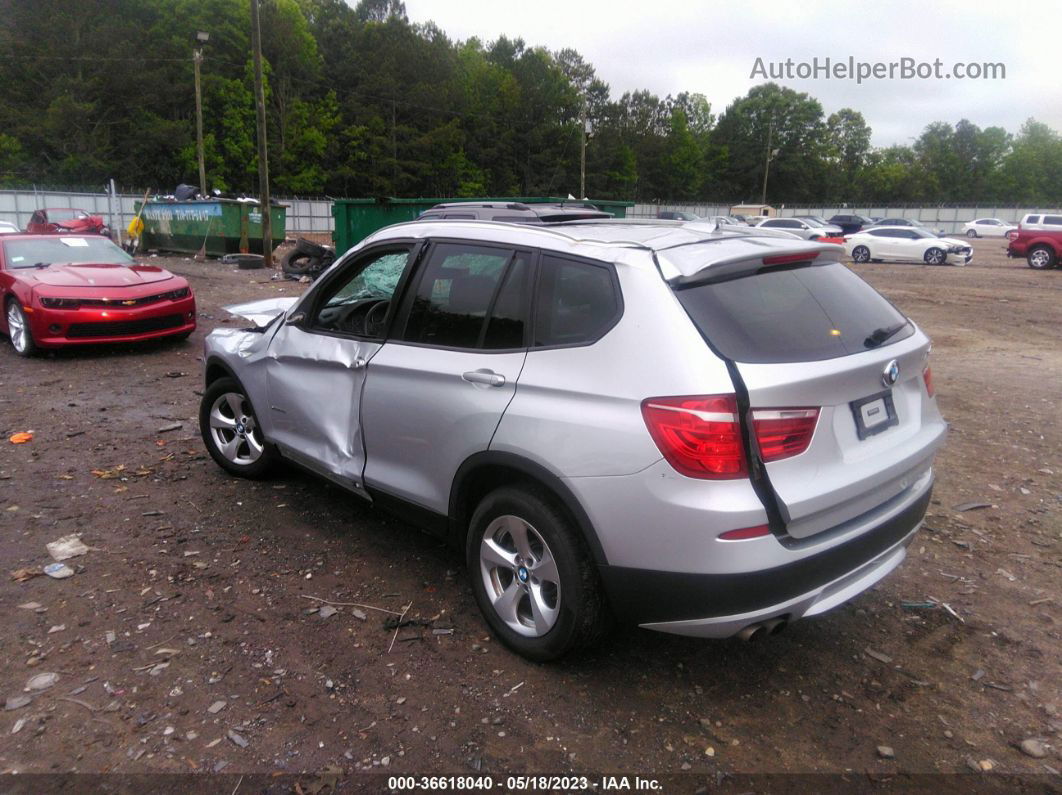 2011 Bmw X3 28i Серебряный vin: 5UXWX5C52BL701908