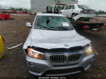 2011 Bmw X3 28i Silver vin: 5UXWX5C52BL701908