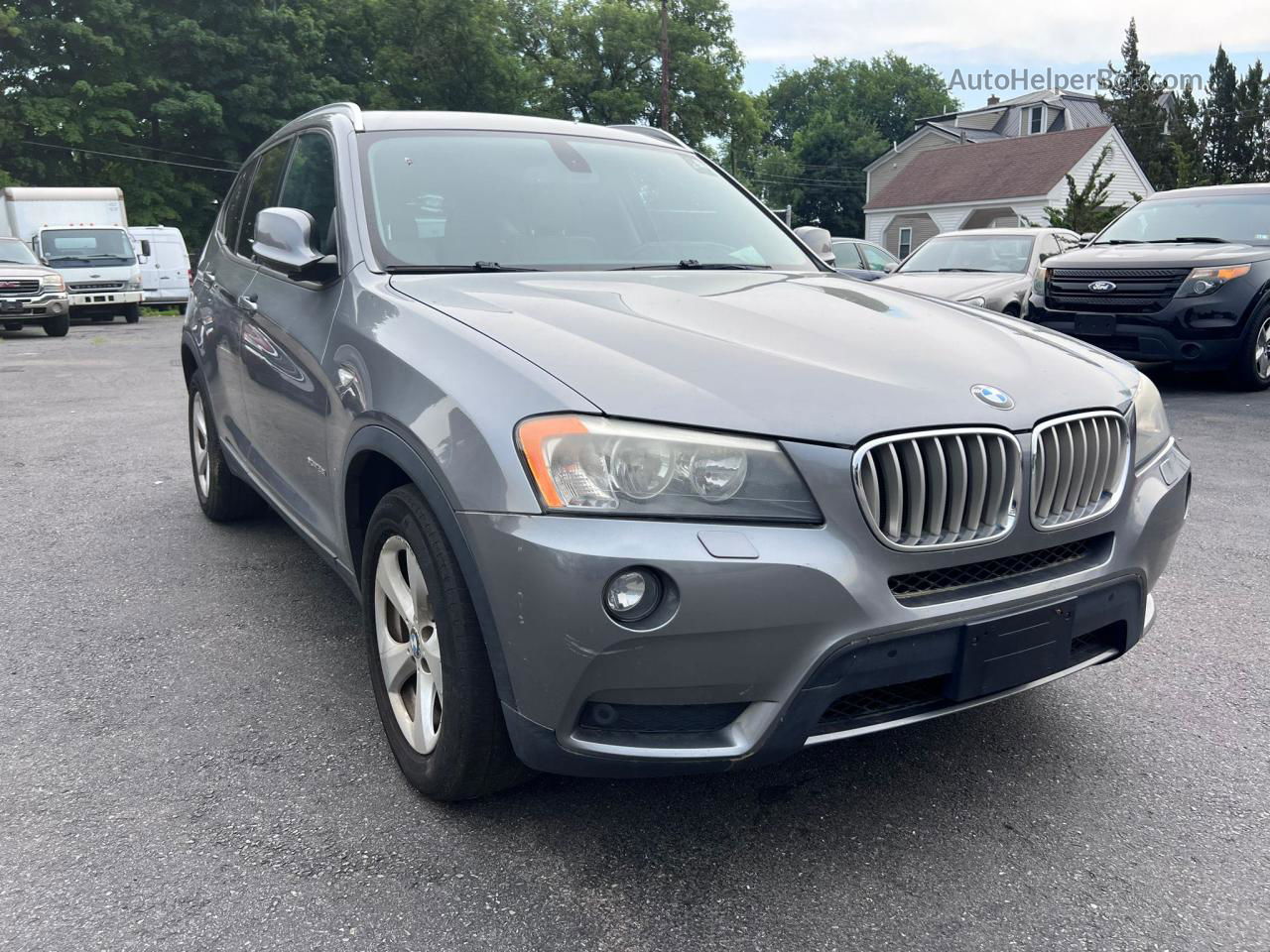 2011 Bmw X3 Xdrive28i Gray vin: 5UXWX5C52BL706932