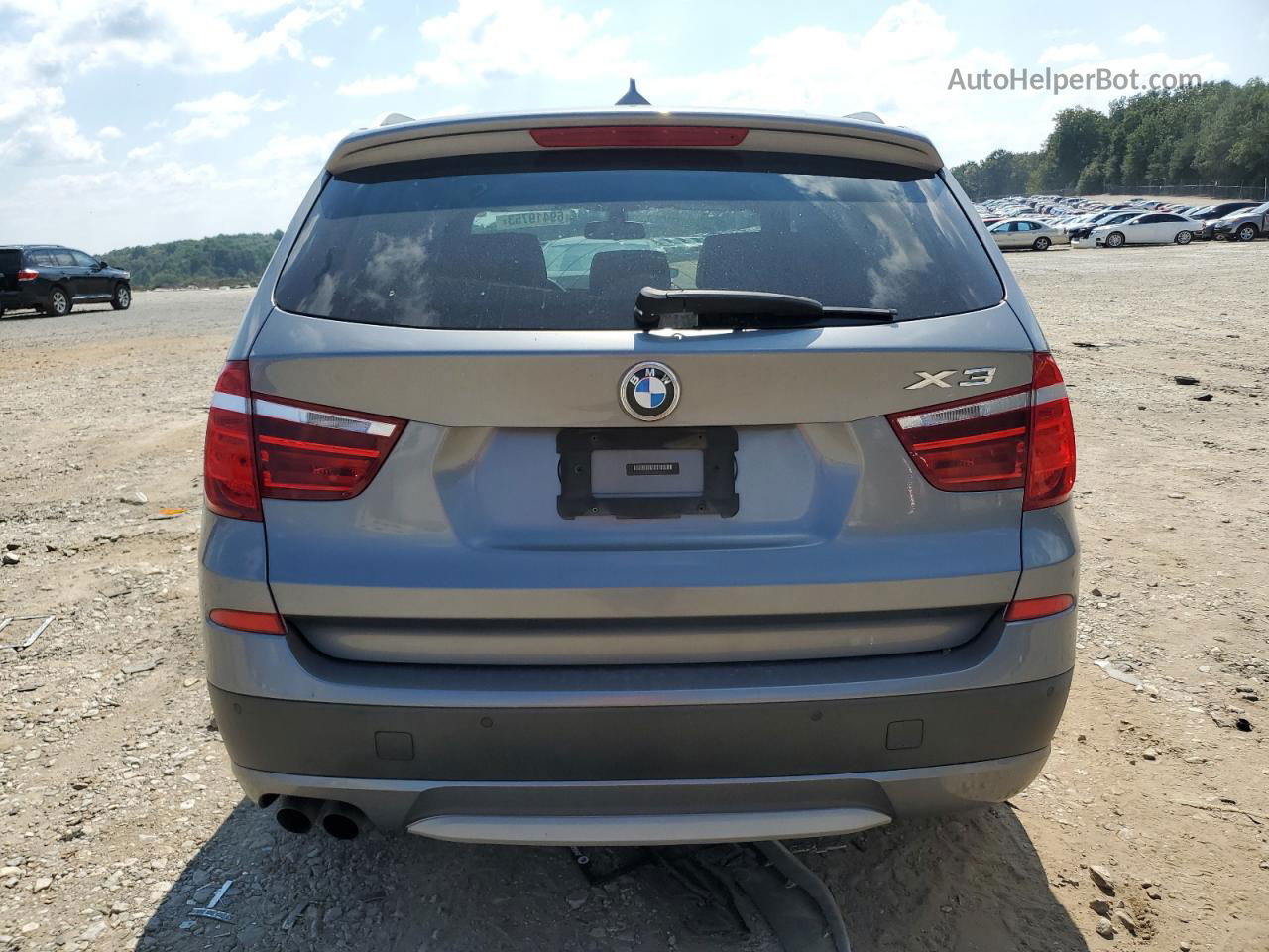 2011 Bmw X3 Xdrive28i Silver vin: 5UXWX5C52BL711175