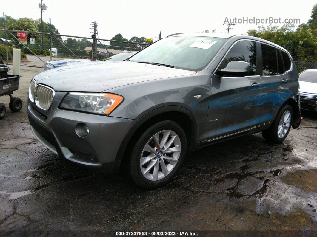 2011 Bmw X3 28i Gray vin: 5UXWX5C52BL712715