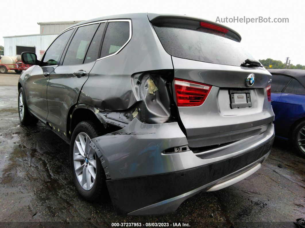 2011 Bmw X3 28i Gray vin: 5UXWX5C52BL712715