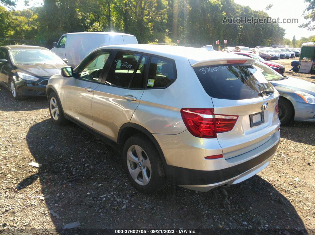 2011 Bmw X3 28i Silver vin: 5UXWX5C52BL713752