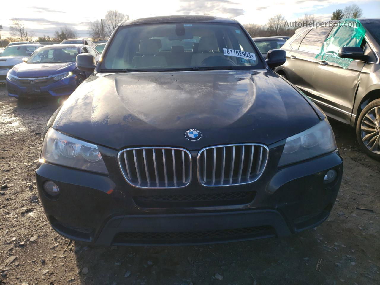 2011 Bmw X3 Xdrive28i Черный vin: 5UXWX5C52BL715968