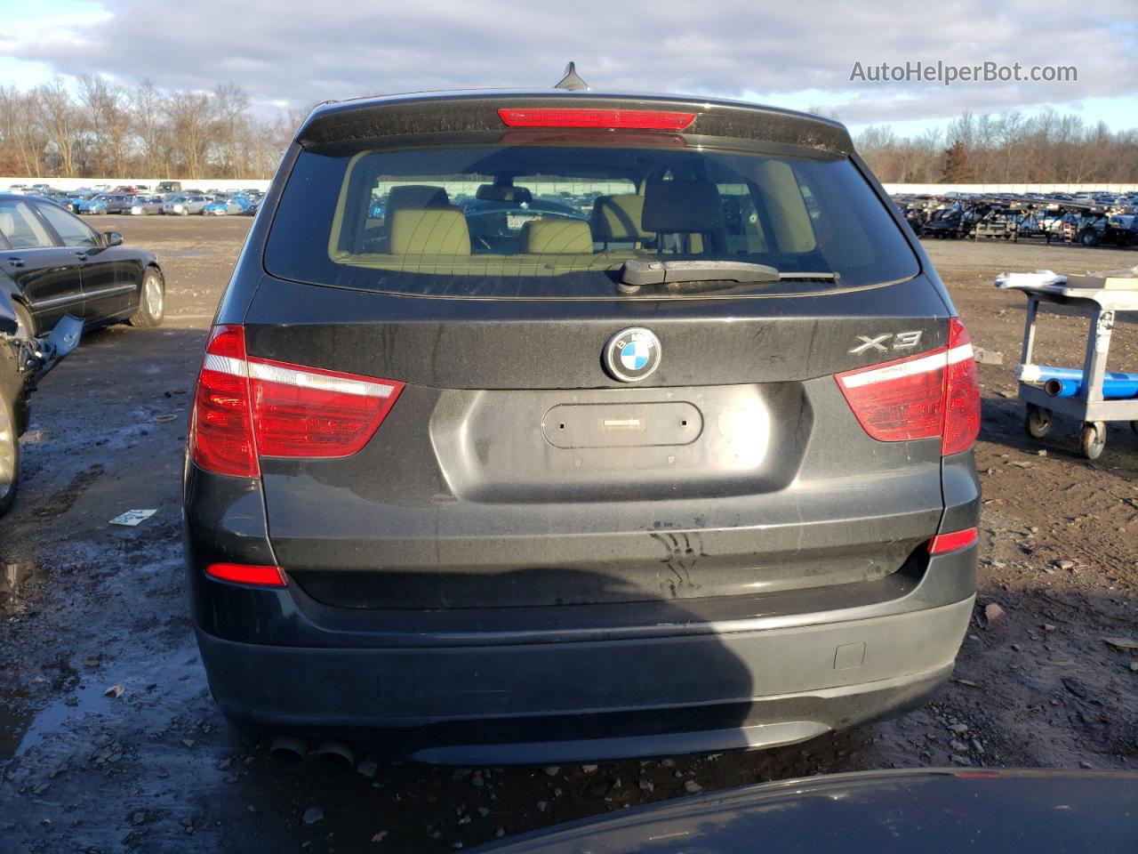 2011 Bmw X3 Xdrive28i Черный vin: 5UXWX5C52BL715968