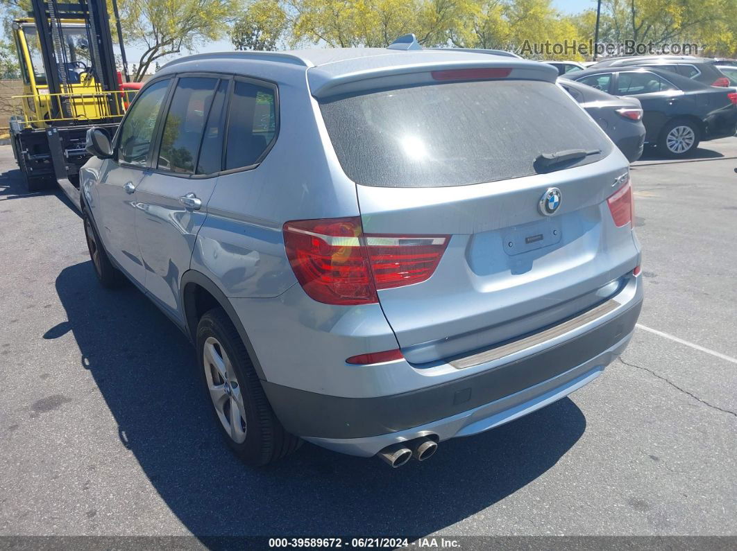 2011 Bmw X3 Xdrive28i Blue vin: 5UXWX5C52BLW13781