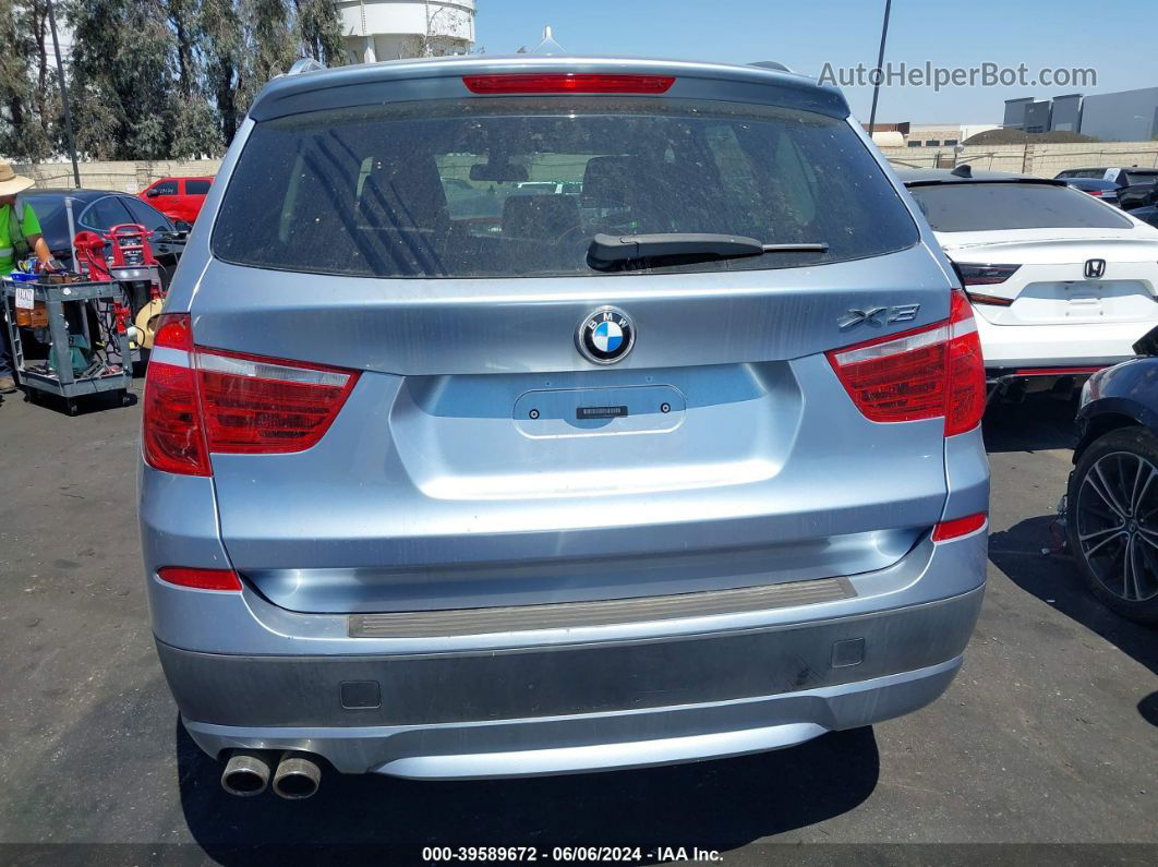 2011 Bmw X3 Xdrive28i Blue vin: 5UXWX5C52BLW13781