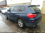 2011 Bmw X3 28i Blue vin: 5UXWX5C53BL701271