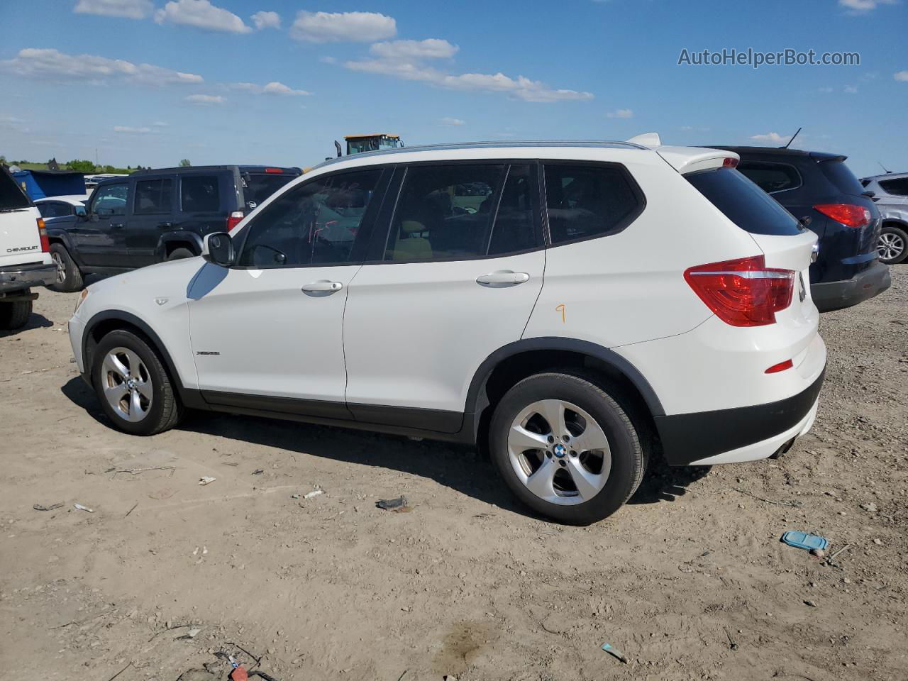 2011 Bmw X3 Xdrive28i Белый vin: 5UXWX5C53BL702226