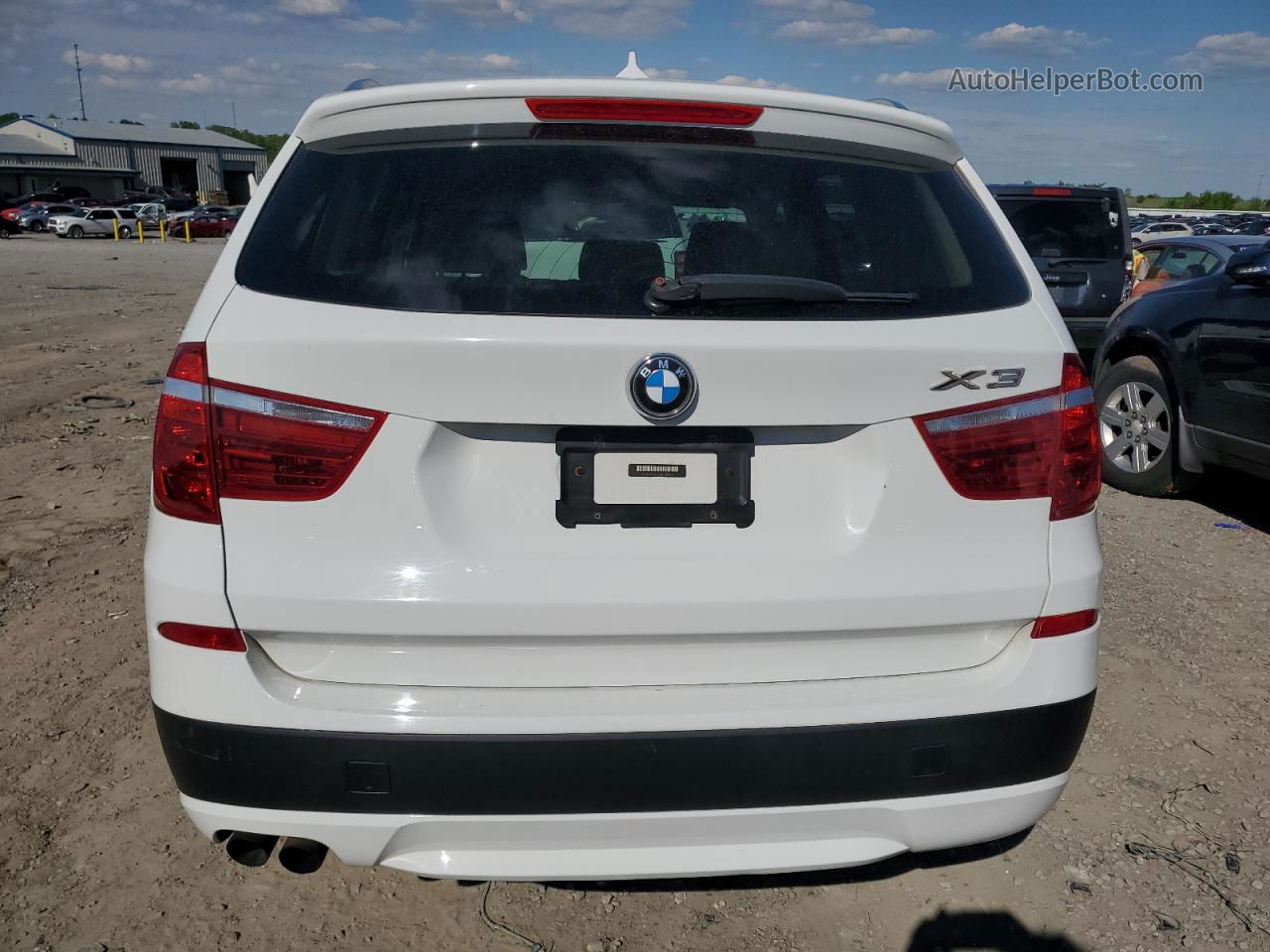 2011 Bmw X3 Xdrive28i White vin: 5UXWX5C53BL702226