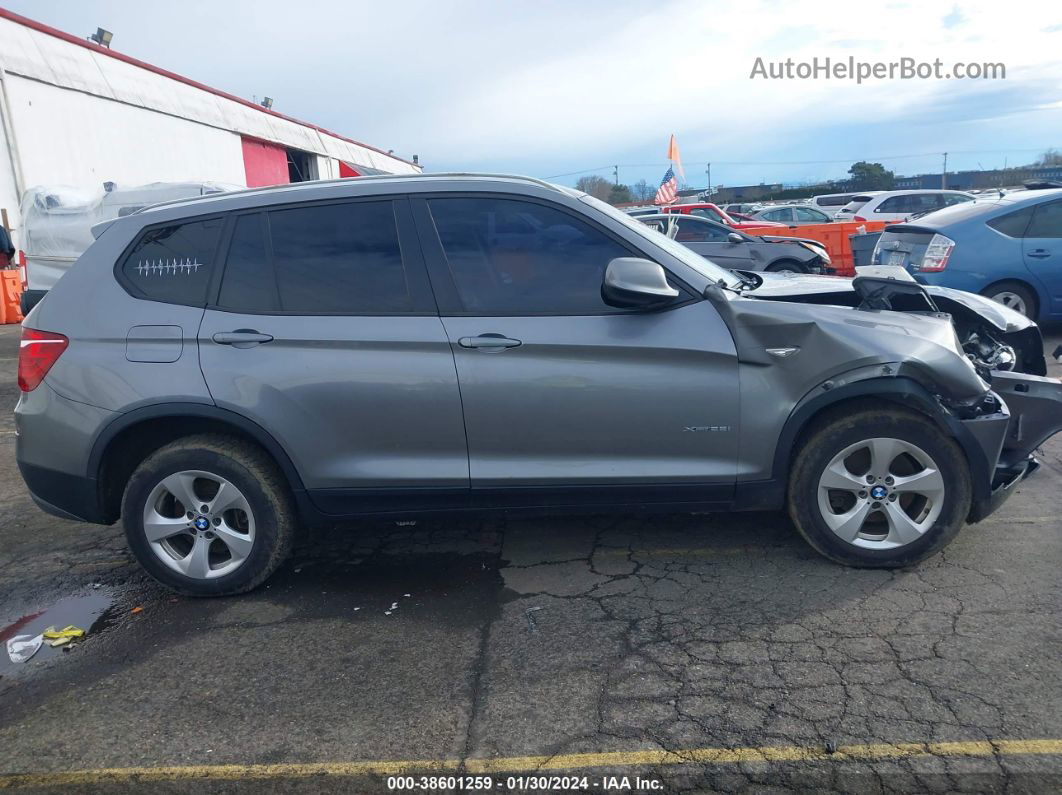 2011 Bmw X3 Xdrive28i Gray vin: 5UXWX5C53BL702260