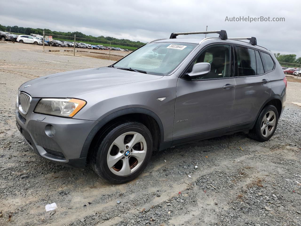 2011 Bmw X3 Xdrive28i Gray vin: 5UXWX5C53BL702680