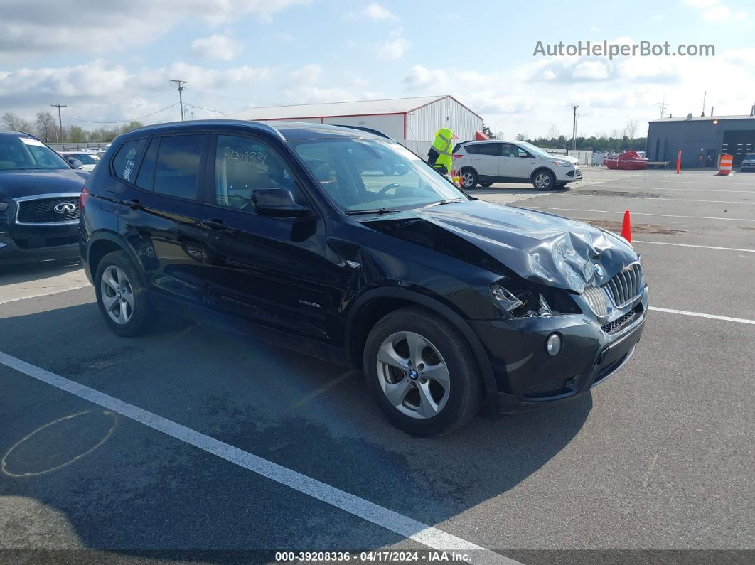 2011 Bmw X3 Xdrive28i Black vin: 5UXWX5C53BL703473