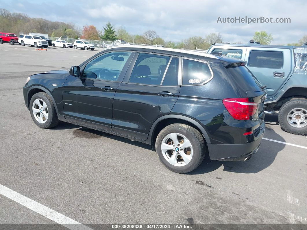 2011 Bmw X3 Xdrive28i Black vin: 5UXWX5C53BL703473