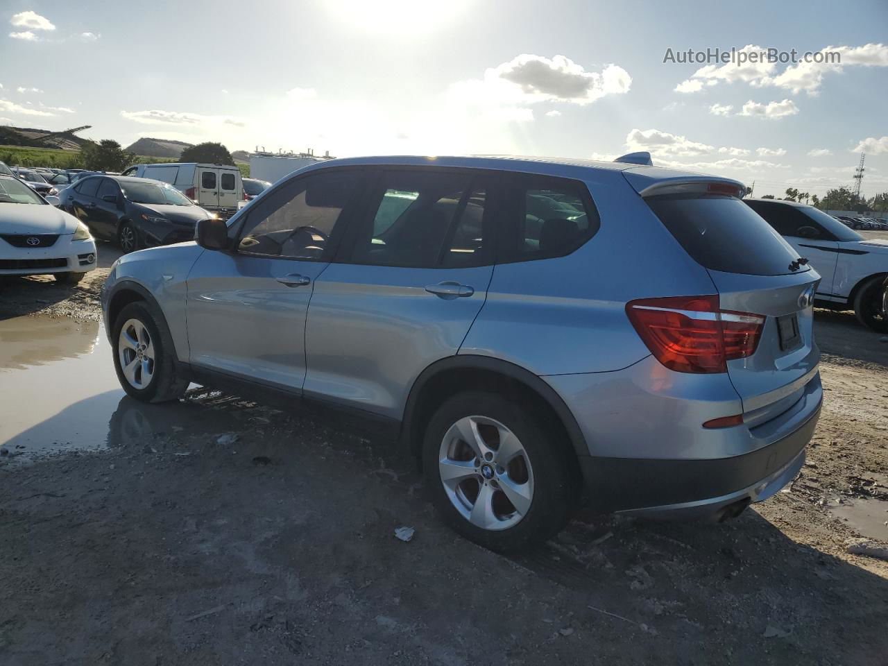 2011 Bmw X3 Xdrive28i Blue vin: 5UXWX5C53BL704879