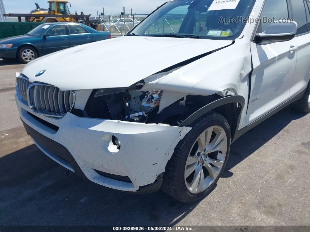 2011 Bmw X3 Xdrive28i White vin: 5UXWX5C53BL707300