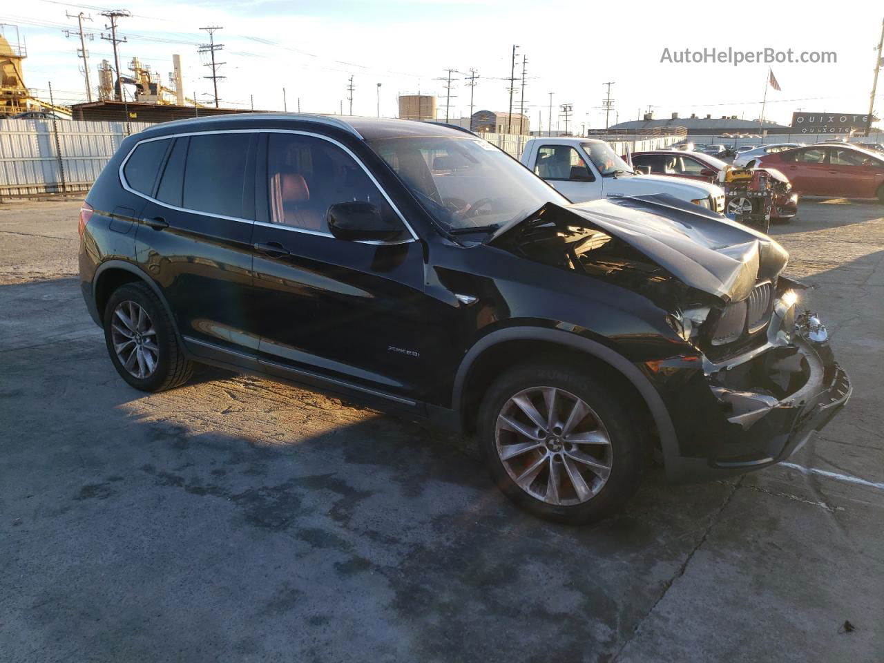 2011 Bmw X3 Xdrive28i Black vin: 5UXWX5C53BL707510