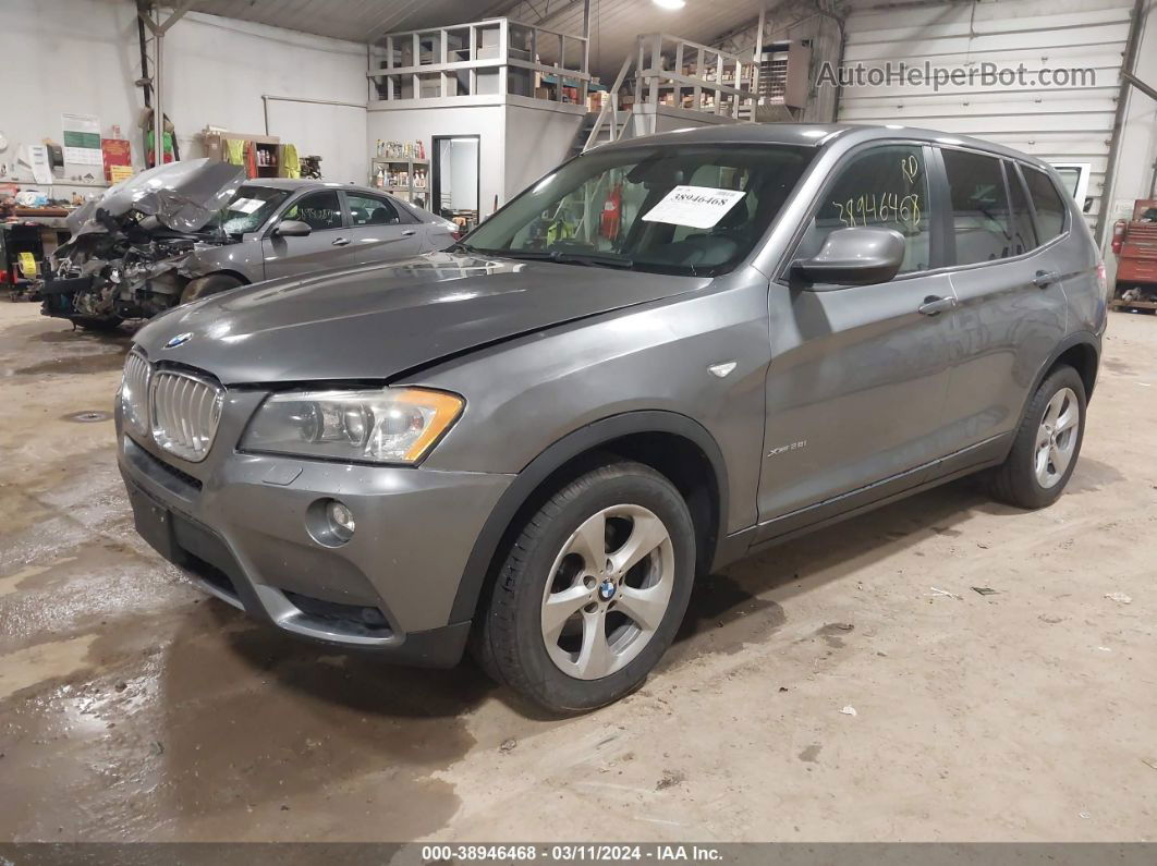 2011 Bmw X3 Xdrive28i Silver vin: 5UXWX5C53BL709046