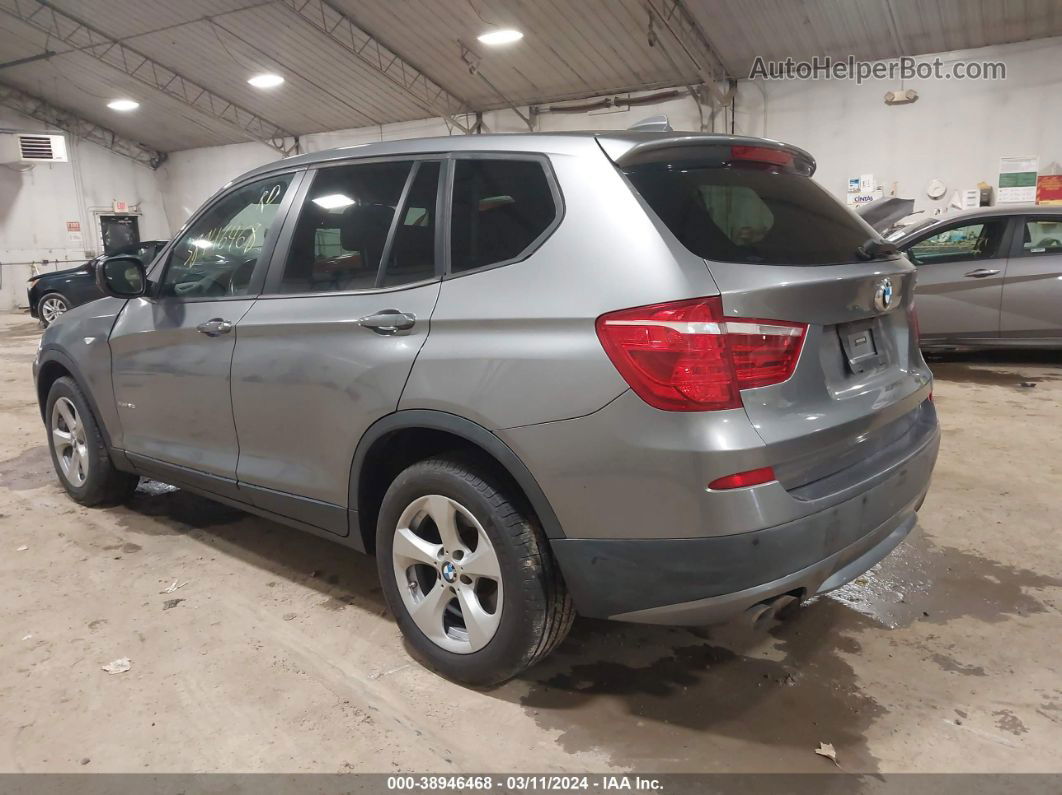 2011 Bmw X3 Xdrive28i Silver vin: 5UXWX5C53BL709046