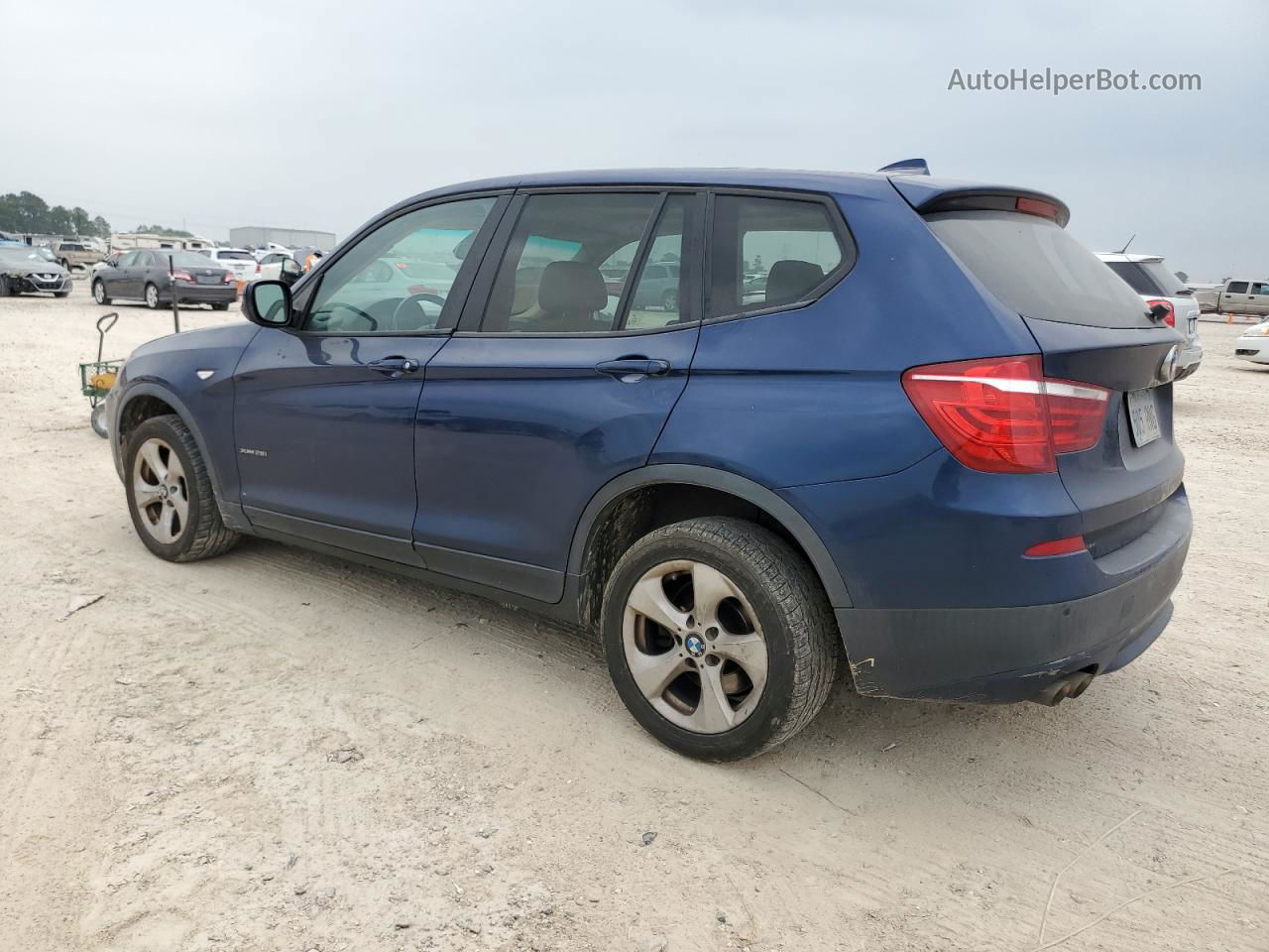 2011 Bmw X3 Xdrive28i Blue vin: 5UXWX5C53BL711167