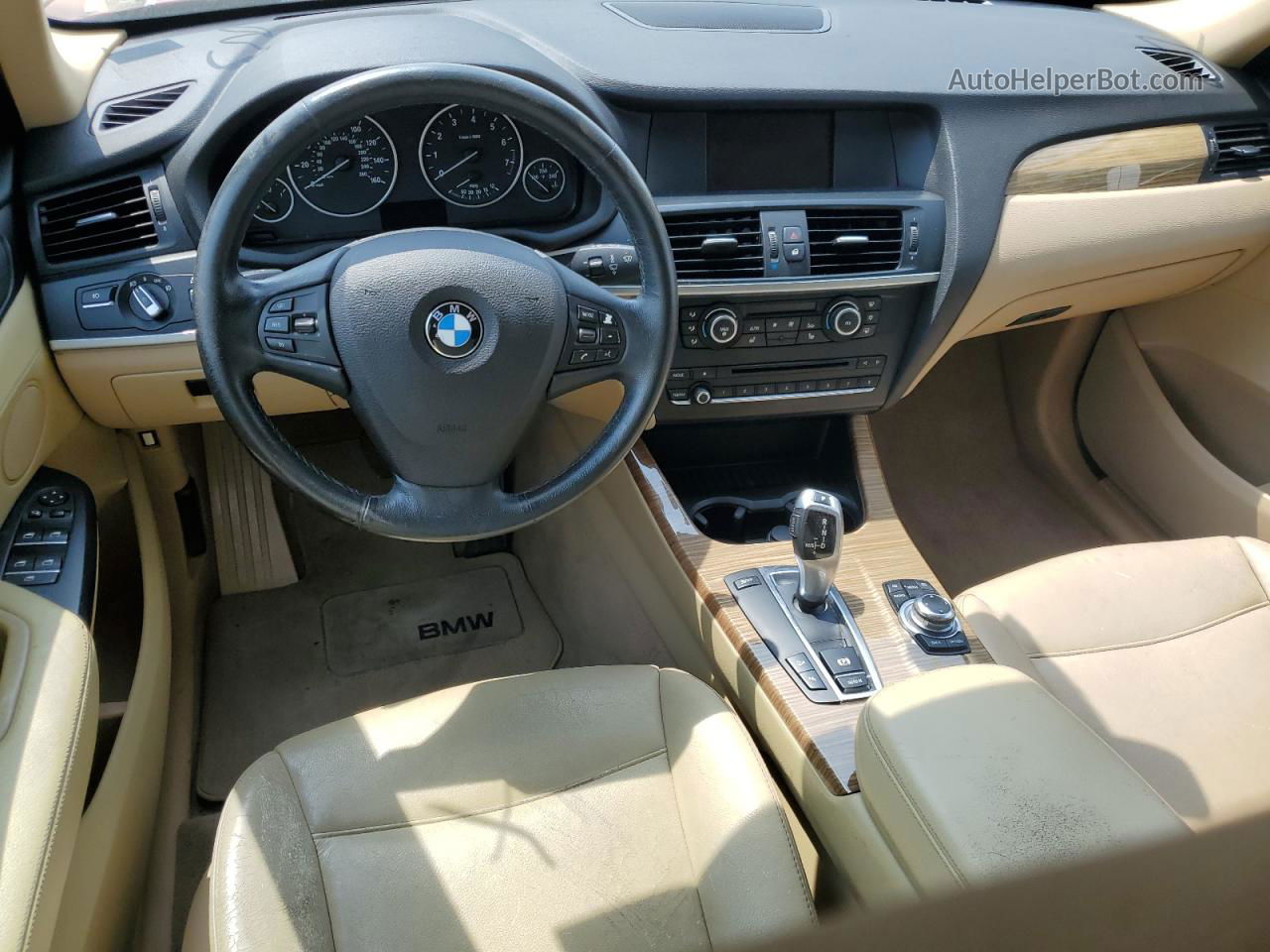 2011 Bmw X3 Xdrive28i Темно-бордовый vin: 5UXWX5C53BL715137