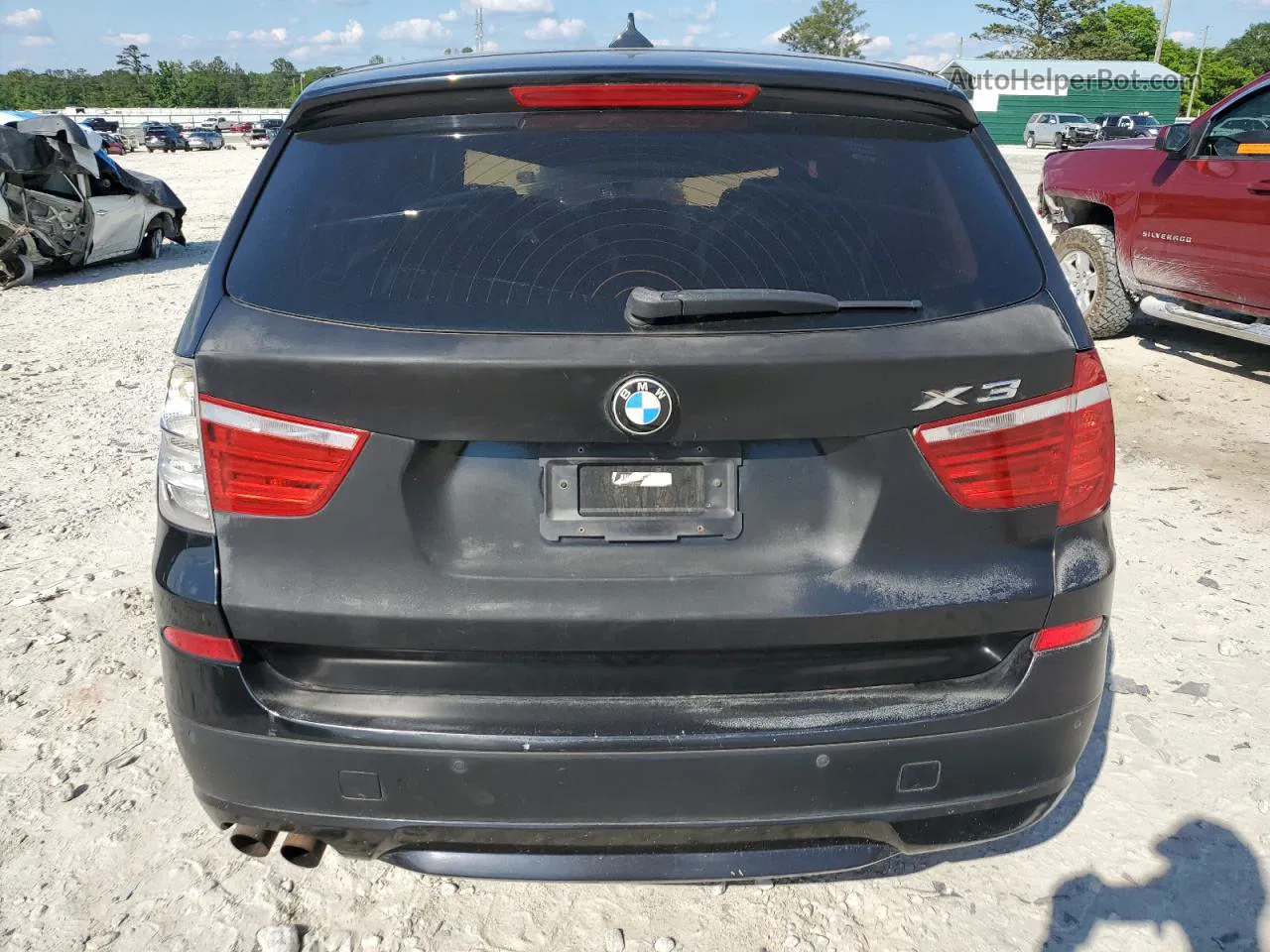 2011 Bmw X3 Xdrive28i Black vin: 5UXWX5C53BLK59222