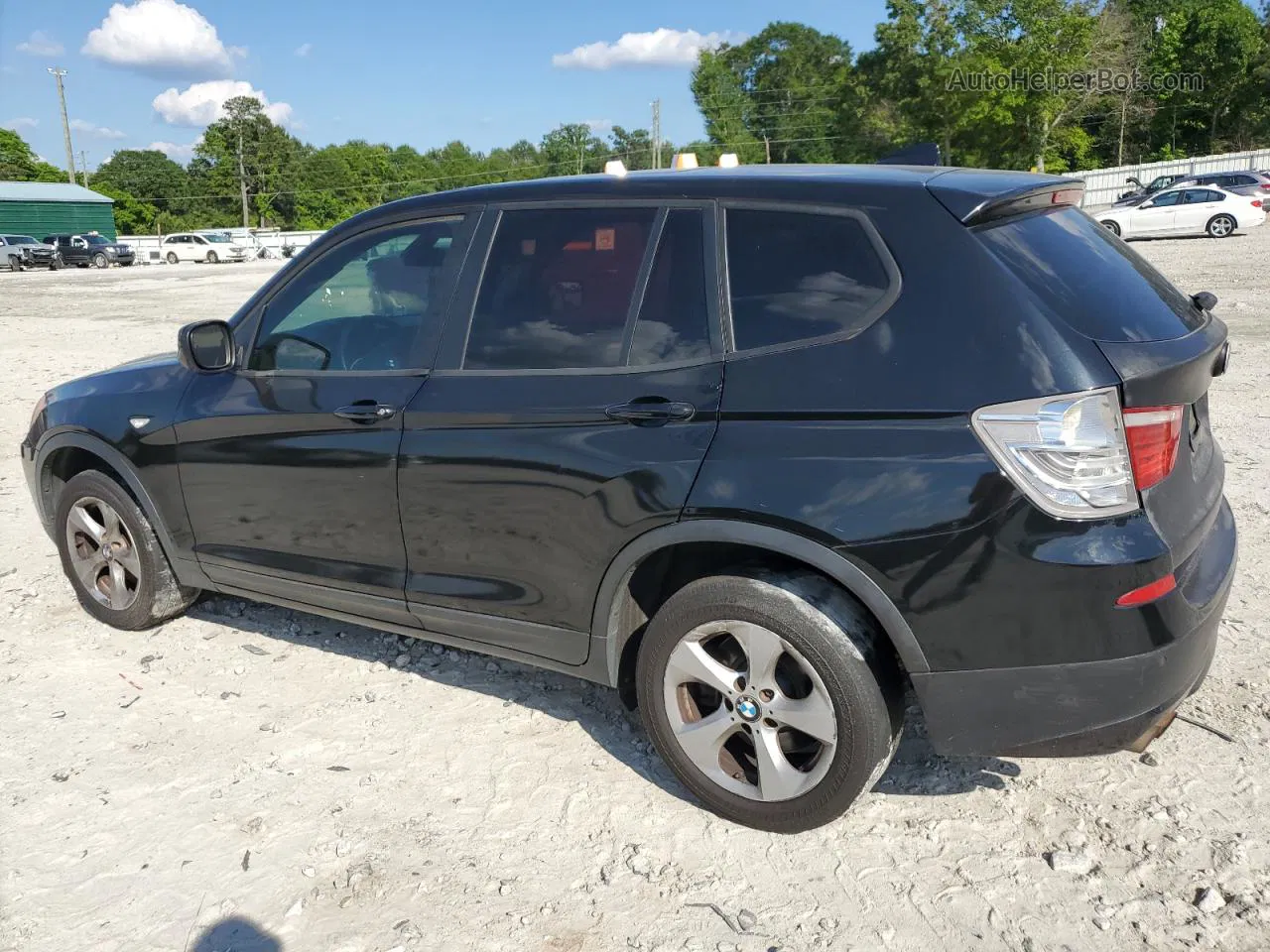 2011 Bmw X3 Xdrive28i Black vin: 5UXWX5C53BLK59222