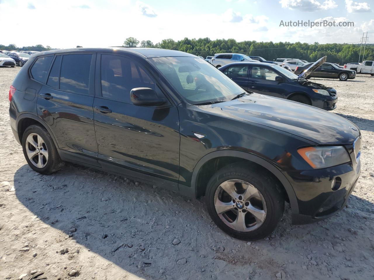 2011 Bmw X3 Xdrive28i Black vin: 5UXWX5C53BLK59222