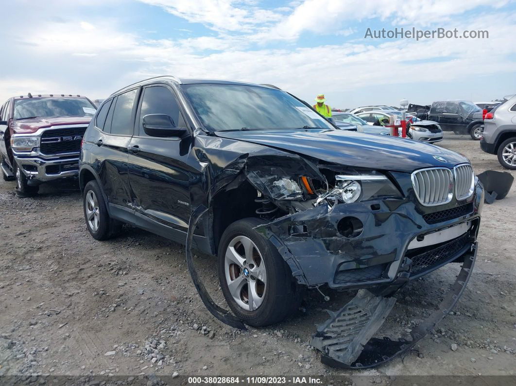 2011 Bmw X3 Xdrive28i Black vin: 5UXWX5C53BLK59415