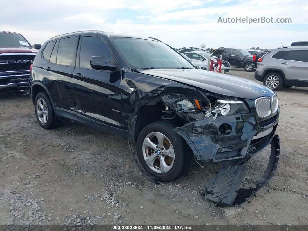 2011 Bmw X3 Xdrive28i Black vin: 5UXWX5C53BLK59415