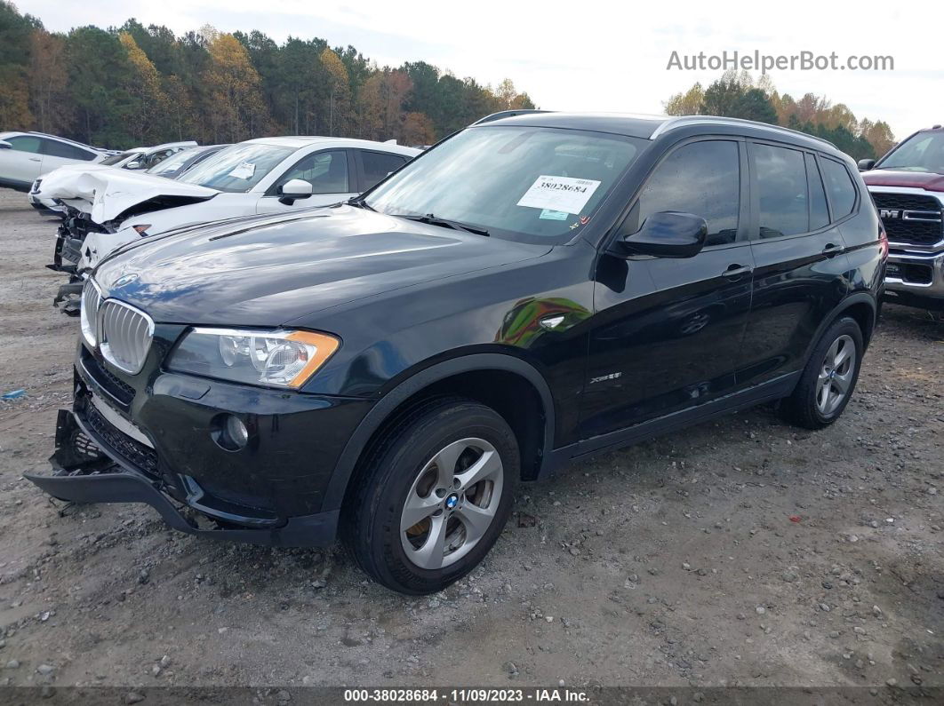 2011 Bmw X3 Xdrive28i Black vin: 5UXWX5C53BLK59415