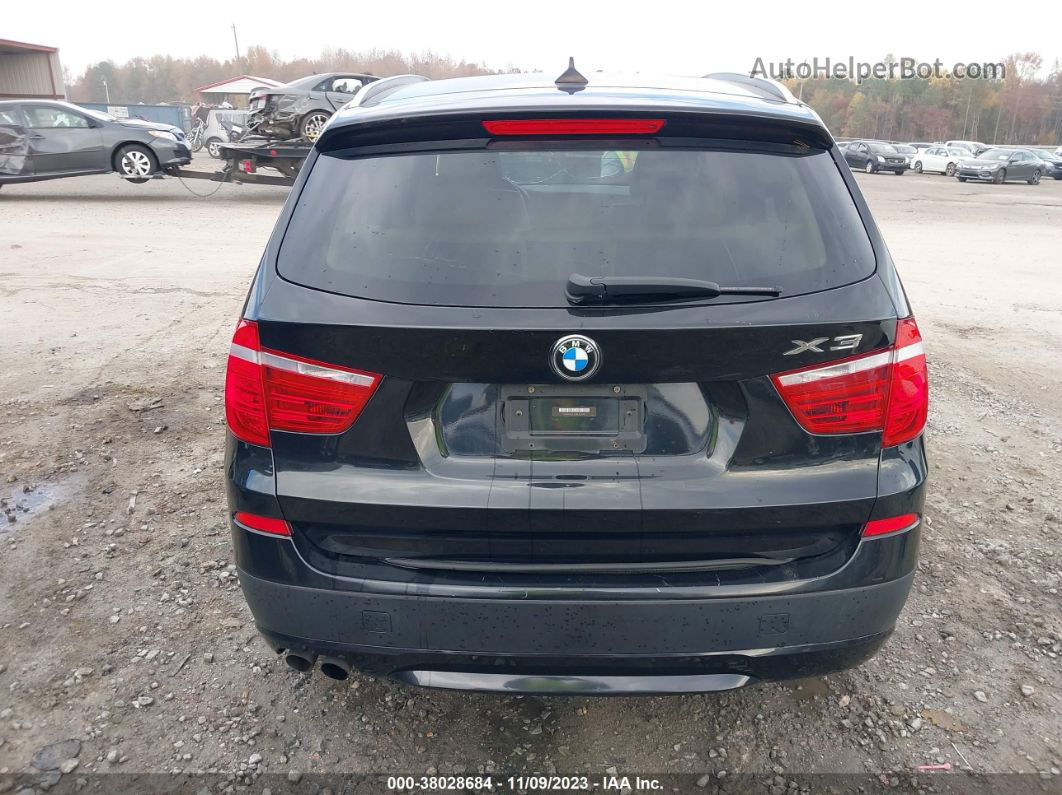 2011 Bmw X3 Xdrive28i Black vin: 5UXWX5C53BLK59415