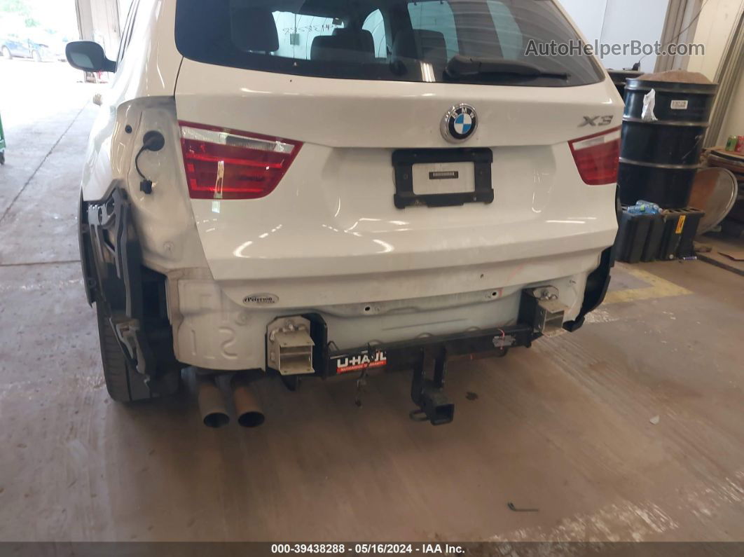 2011 Bmw X3 Xdrive28i White vin: 5UXWX5C53BLW14244