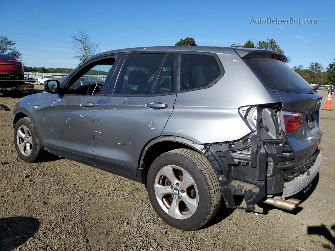 2011 Bmw X3 Xdrive28i Gray vin: 5UXWX5C54BL703014