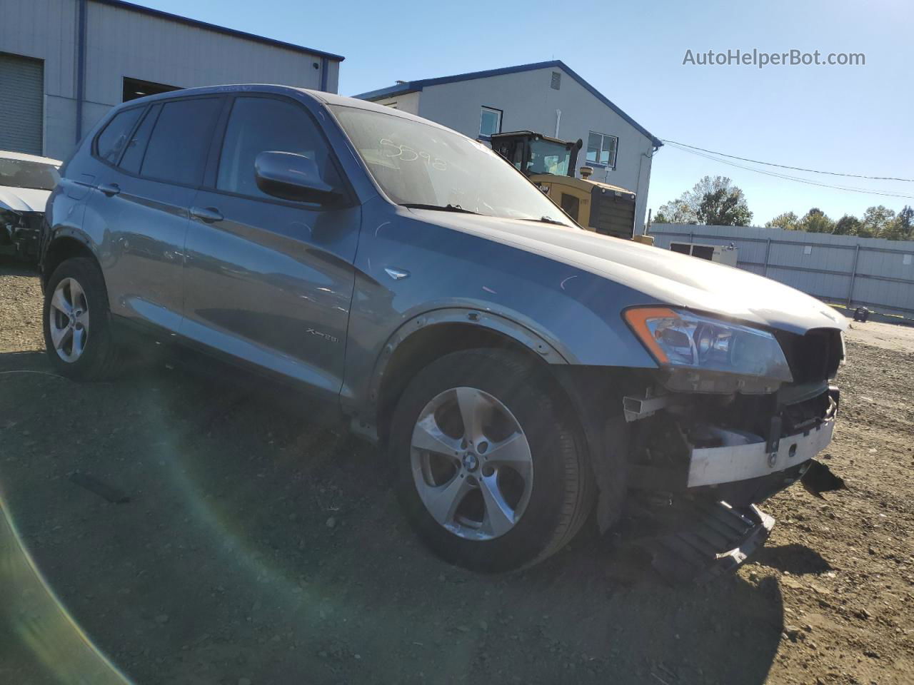 2011 Bmw X3 Xdrive28i Gray vin: 5UXWX5C54BL703014