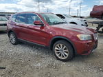 2011 Bmw X3 Xdrive28i Burgundy vin: 5UXWX5C54BL706107