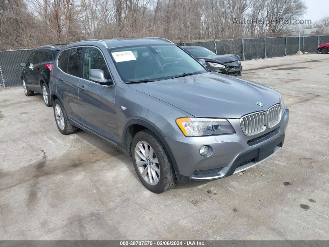 2011 Bmw X3 Xdrive28i Silver vin: 5UXWX5C54BL707371