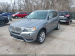 2011 Bmw X3 Xdrive28i Silver vin: 5UXWX5C54BL707371