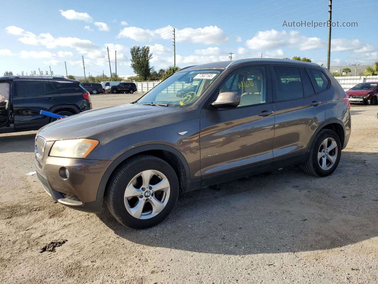 2011 Bmw X3 Xdrive28i Угольный vin: 5UXWX5C54BL707662