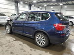 2011 Bmw X3 Xdrive28i Blue vin: 5UXWX5C54BL711002