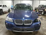 2011 Bmw X3 Xdrive28i Blue vin: 5UXWX5C54BL711002