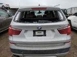 2011 Bmw X3 Xdrive28i Silver vin: 5UXWX5C54BL713512