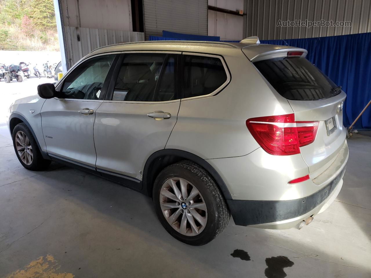 2011 Bmw X3 Xdrive28i Silver vin: 5UXWX5C54BLW14284