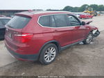 2011 Bmw X3 Xdrive28i Maroon vin: 5UXWX5C55BL702356