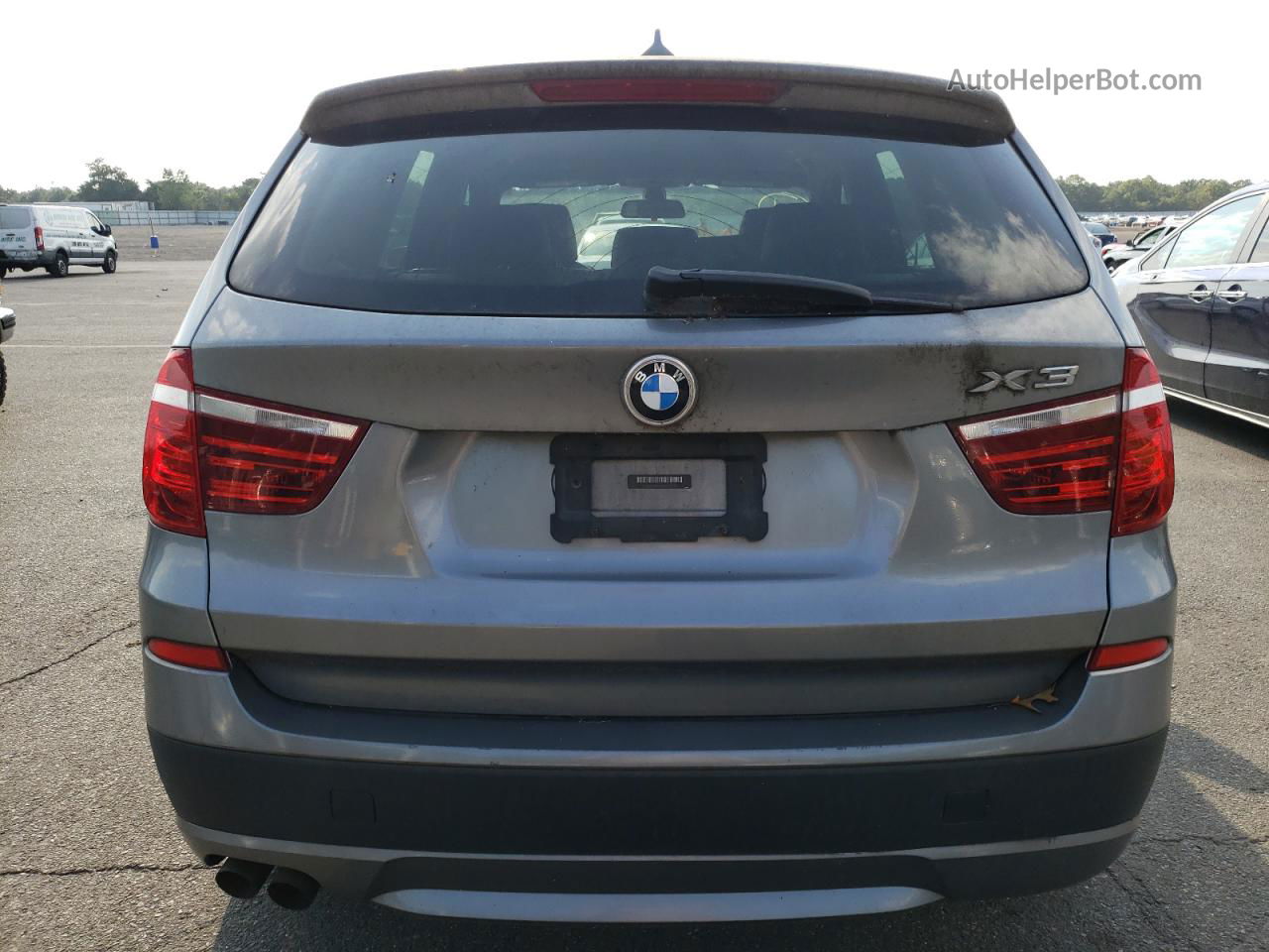 2011 Bmw X3 Xdrive28i Gray vin: 5UXWX5C55BL705015