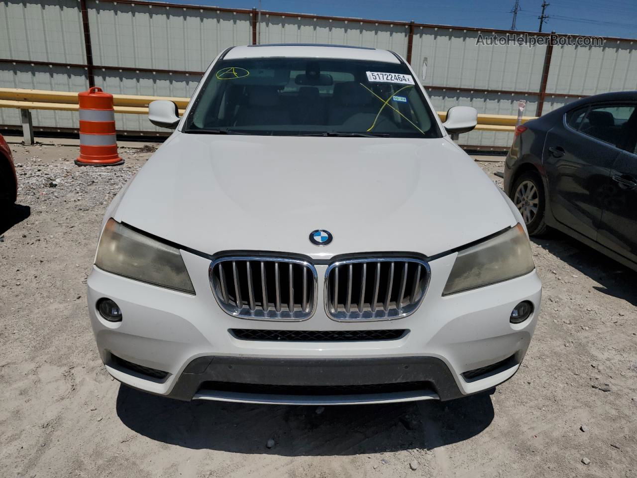 2011 Bmw X3 Xdrive28i White vin: 5UXWX5C55BL706617