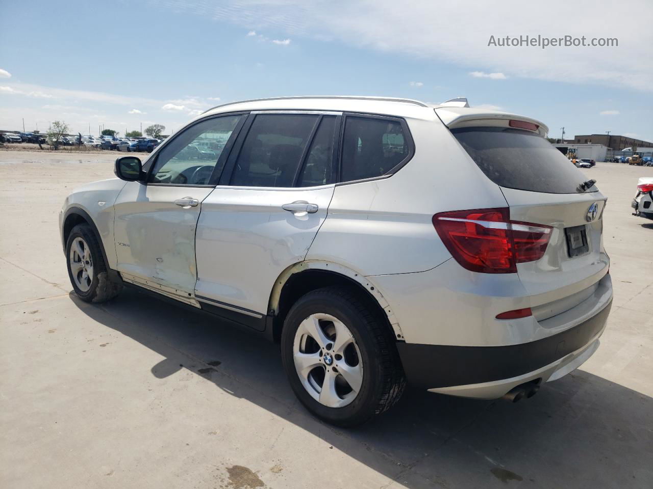 2011 Bmw X3 Xdrive28i Silver vin: 5UXWX5C55BL708660