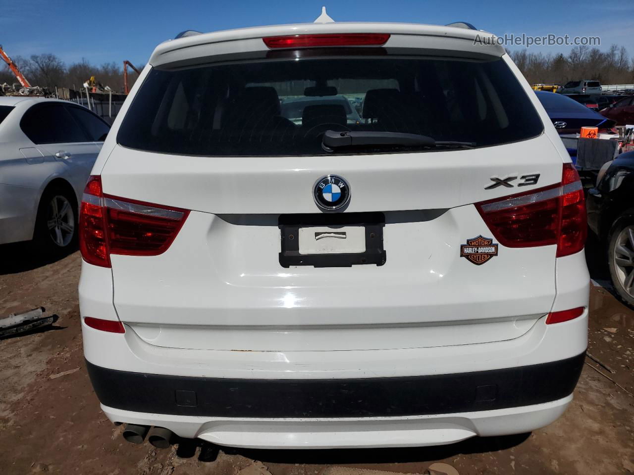 2011 Bmw X3 Xdrive28i White vin: 5UXWX5C55BL713017